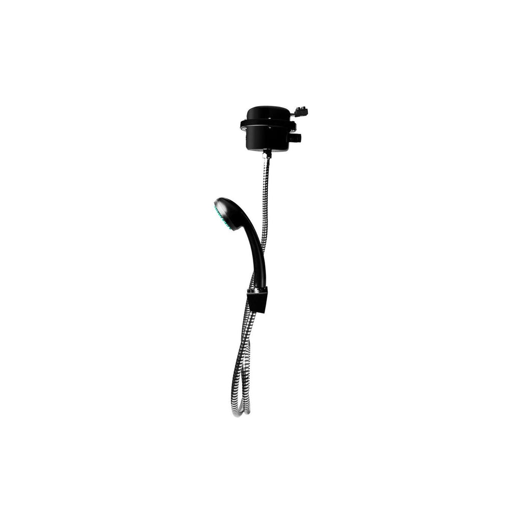 Producto sobre fondo blanco: Ducha Eléctrica Victory Salón De Belleza Negra 220V
