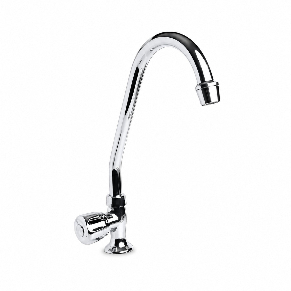 Llave Individual Para Cocina Nuquí Cromada — producto completo sobre fondo blanco uniforme