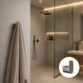 Perchero de Pared Kassel Gunmetal con Herrajes