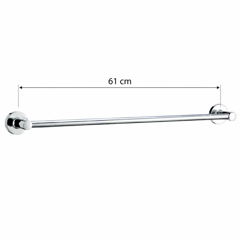 Vista complementaria 2 de Toallero de Barra Swertt Cromado de 61 cm
