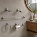Kit de Accesorios de Baño Colomba Cromado de 6 Piezas