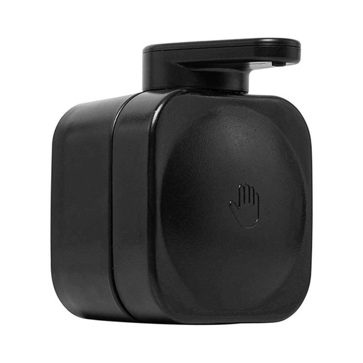 Dispensador De Jabón Líquido Con Ventosa Negro 440 Ml - vista individual sobre fondo blanco