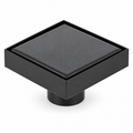 Rejilla de piso invisible negro mate 10 x 10 cm, vista de producto
