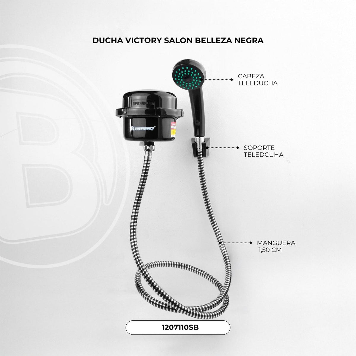 Componentes internos oficiales de la ducha Victory Salón de Belleza negra 110V