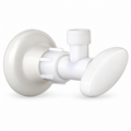 Producto de Llave Angular Plástica Blanca 1/2"