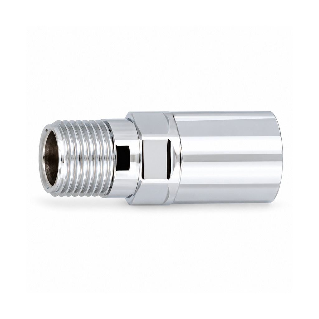 Adaptador de extensión para llaves de 6 cm sobre fondo blanco, producto completo.