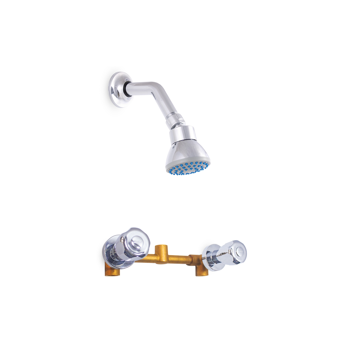 Conjunto mezclador de ducha Aqua de 8 pulgadas cromado — vista del producto