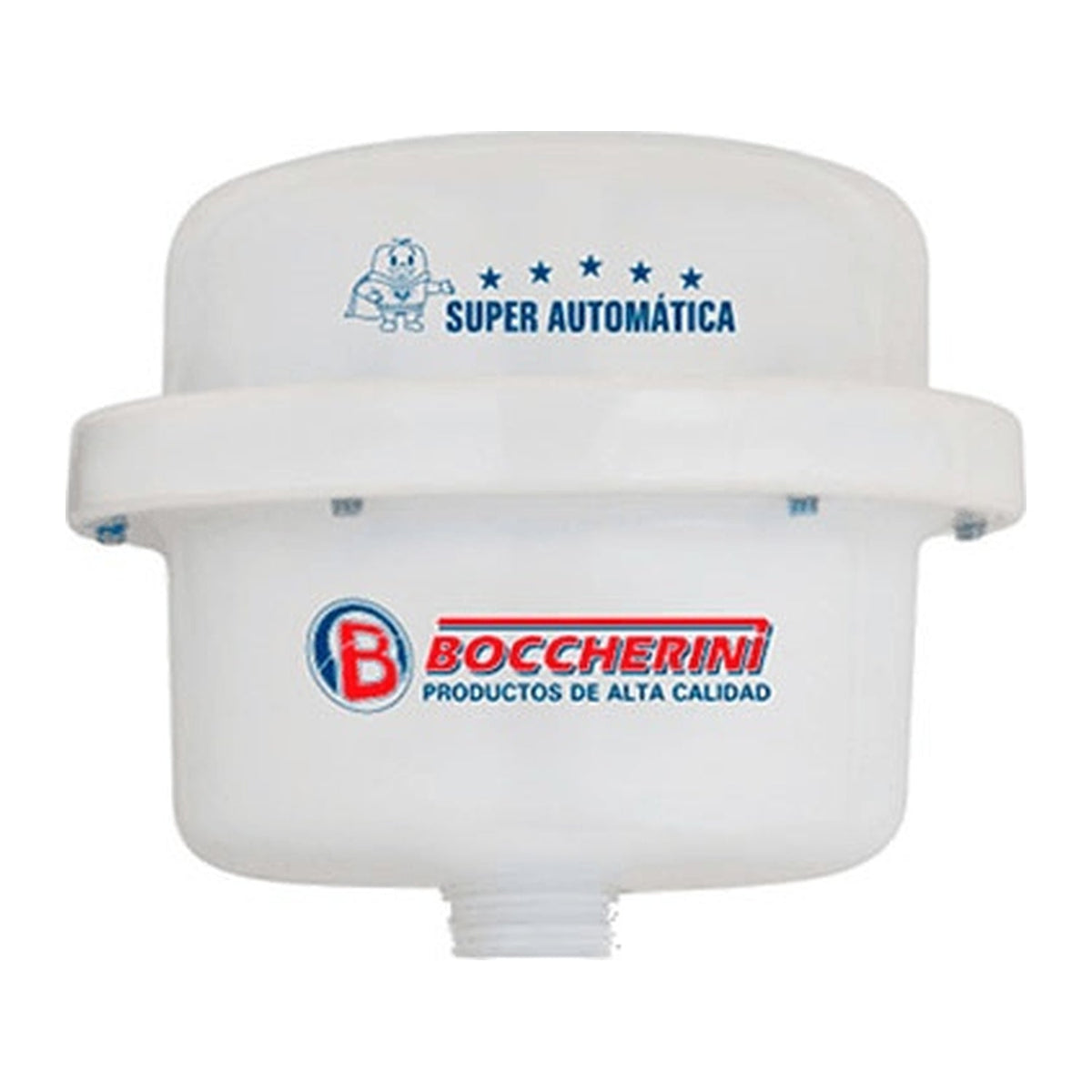 Vista frontal del cuerpo blanco de la ducha eléctrica Victory sin accesorios