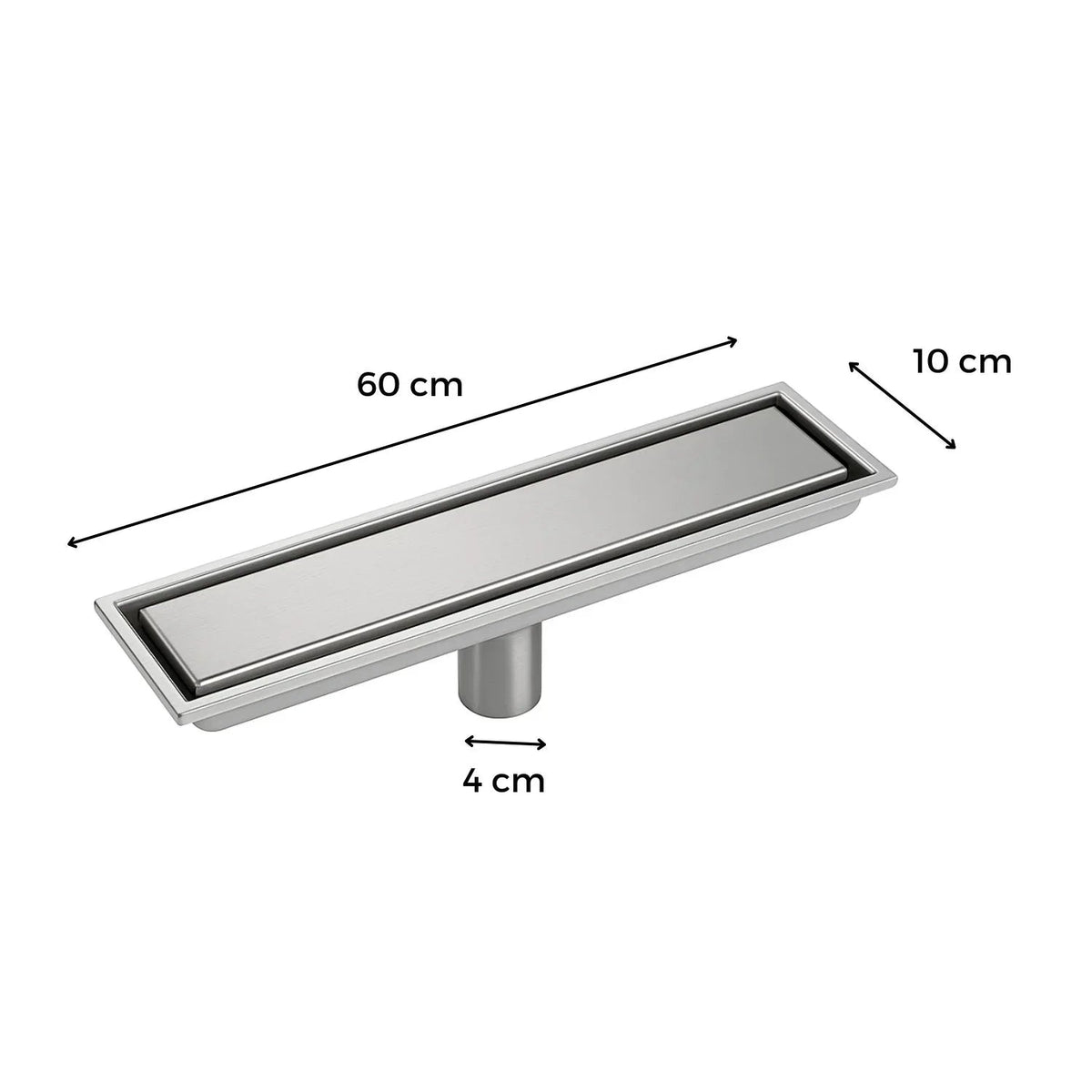 Rejilla Piso Invisible Acero SatinMate 60X10