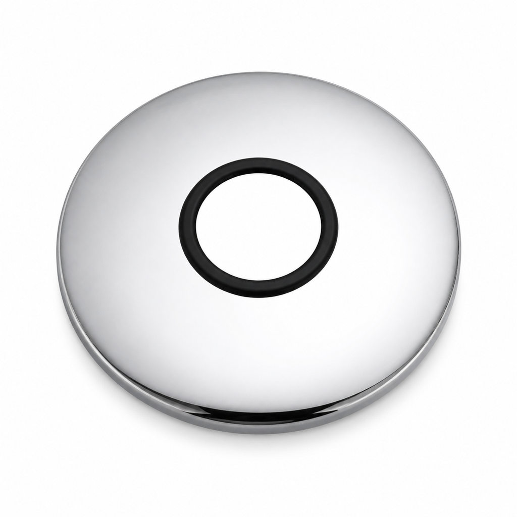 Escudo circular de acero inoxidable para ducha empotrada Modern