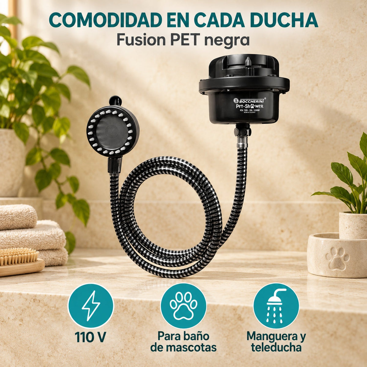 Características de la ducha 1607110-PET