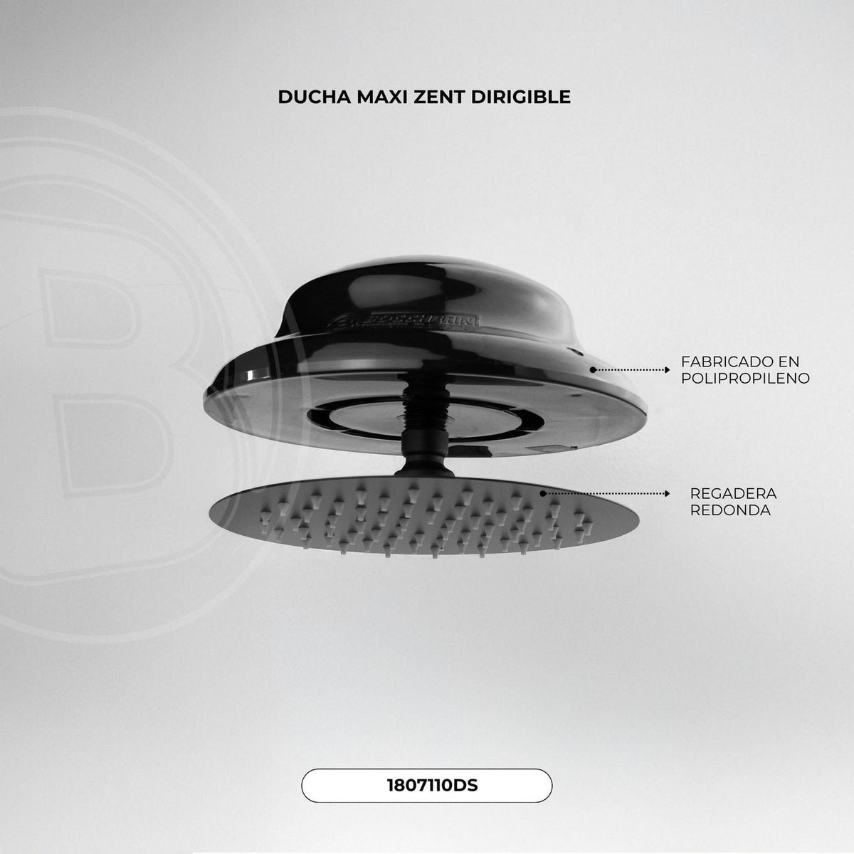 Ficha oficial de ducha eléctrica negra
