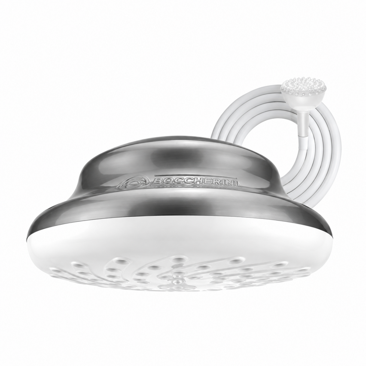 Ducha eléctrica silver con manguera ampliada