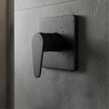 Mezclador Ducha Monocontrol Posto Negro Mate Cuerpo Latón