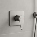 Mezclador Ducha Empotrado Color Gris Concreto Monocontrol