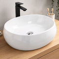 Lavamanos Fiorentino Blanco Sobreponer en Porcelana 40 x 37 x 15.5 cm