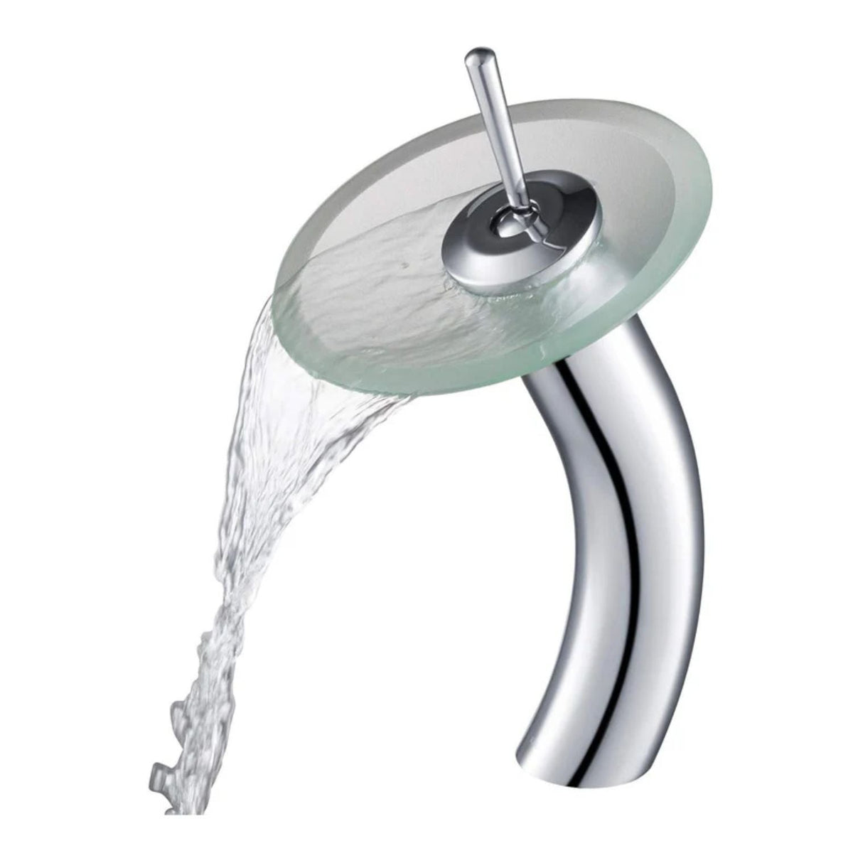 Grifería Monocontrol Lavamanos Cascada Cromada 29,8 cm