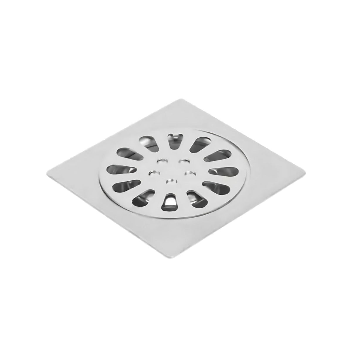 Rejilla Piso 10x10cm  Acero Inoxidable
