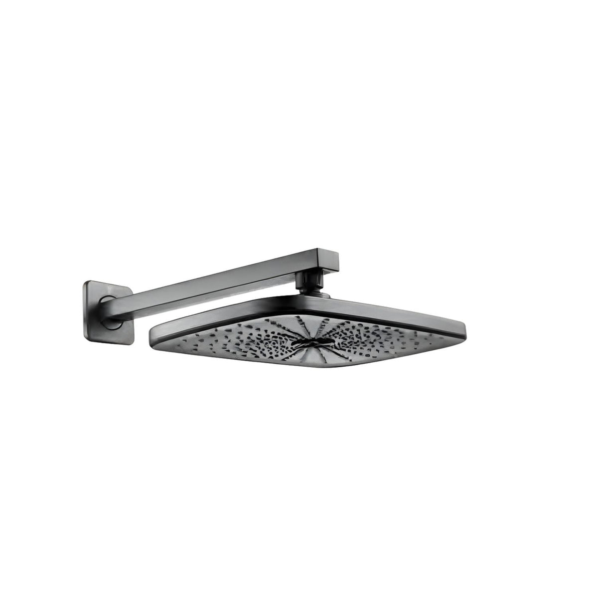Regadera Rectangular 10 Gris Concreto Acero Inoxidable Ducha