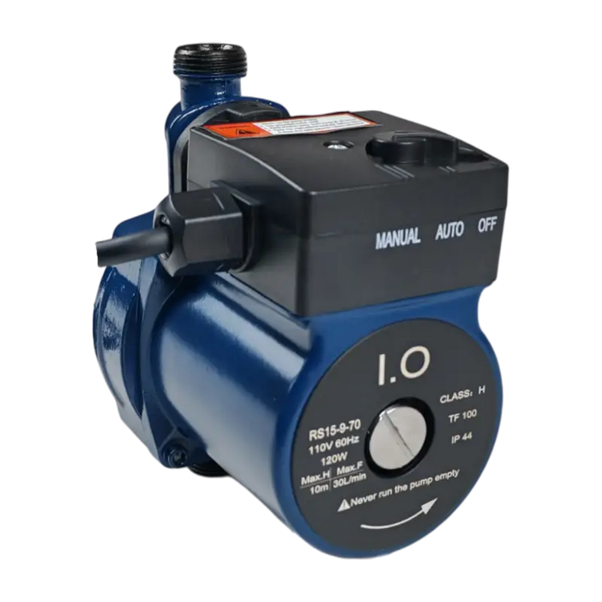 Bomba Presurizadora de Agua 120 W, 110 V, Manual y Automática