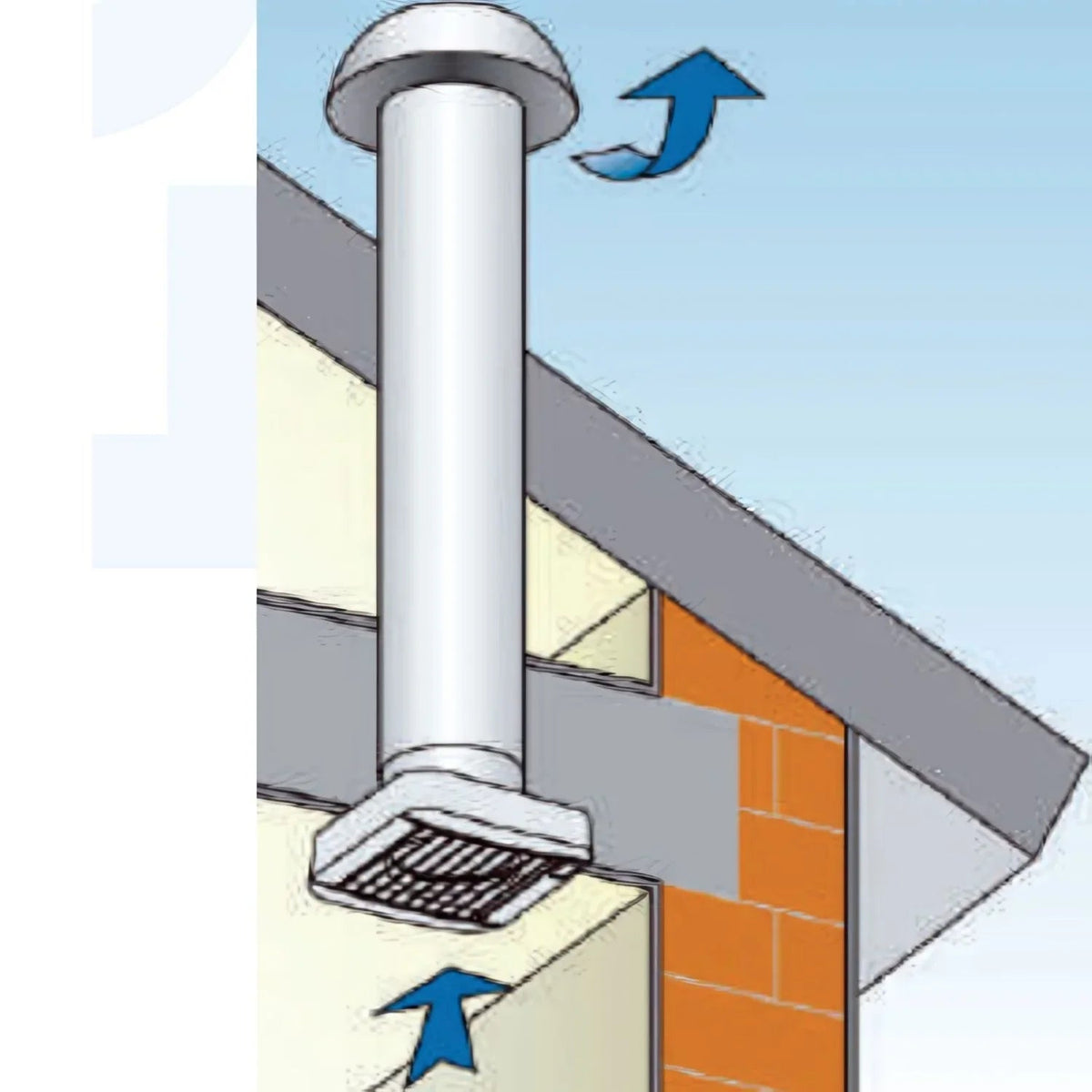Extractor de Aire ECO 100 A 4” 90 m³/h Automático