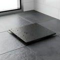 Rejilla Piso Cuadrada 10 X 10 Negro Mate Diseño Moderno SS304