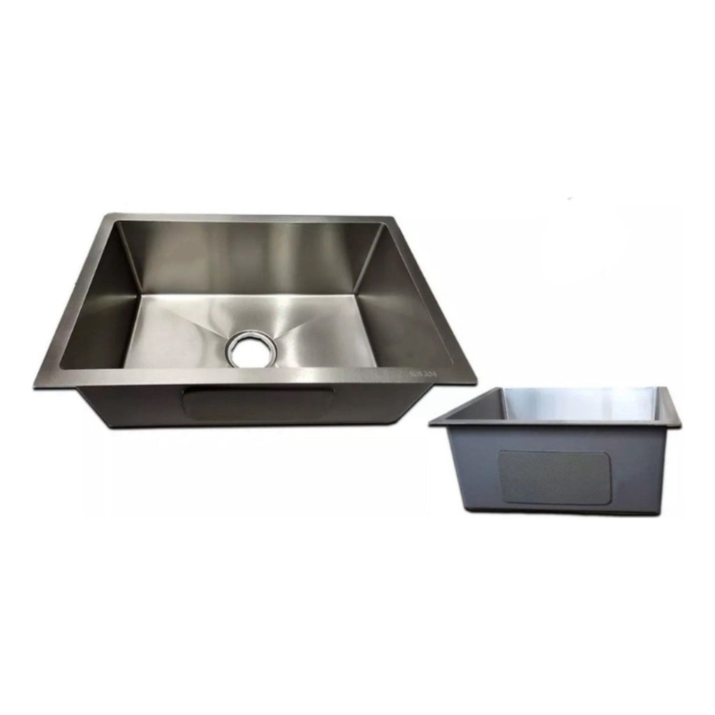 Lavaplatos Empotrar Acero Inoxidable Silver 60x45cm Alta Resistencia