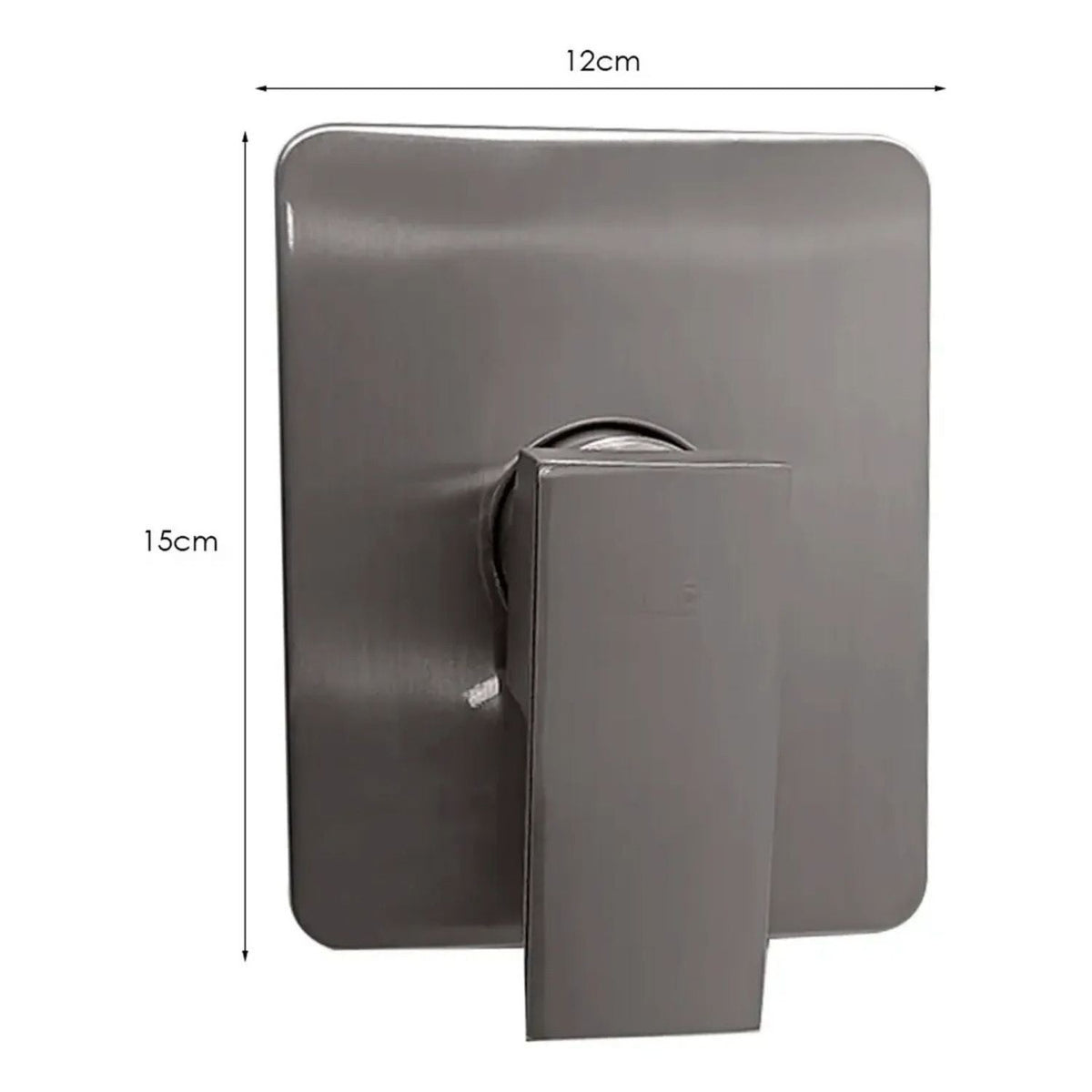 Conjunto De Ducha Orca Satinado Monocontrol Con Regadera De 8 Pulgadas