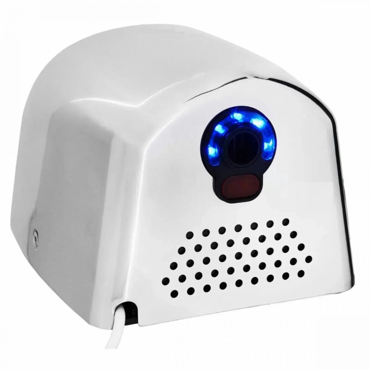 Secador de Manos Mediano en Acero Inoxidable 304 Brillante 1350 W 110 V con LED Azul