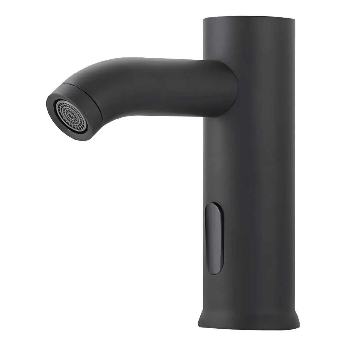 Grifería Sensor para Lavamanos Negra Mate 110V o Baterías 15,2 cm