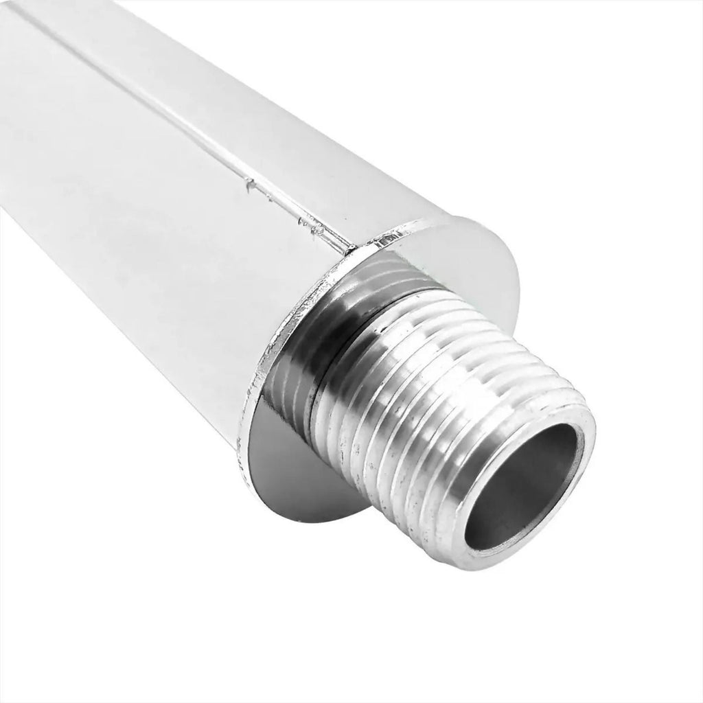Brazo para Ducha 40 cm en Zamak Cromado con Escudo