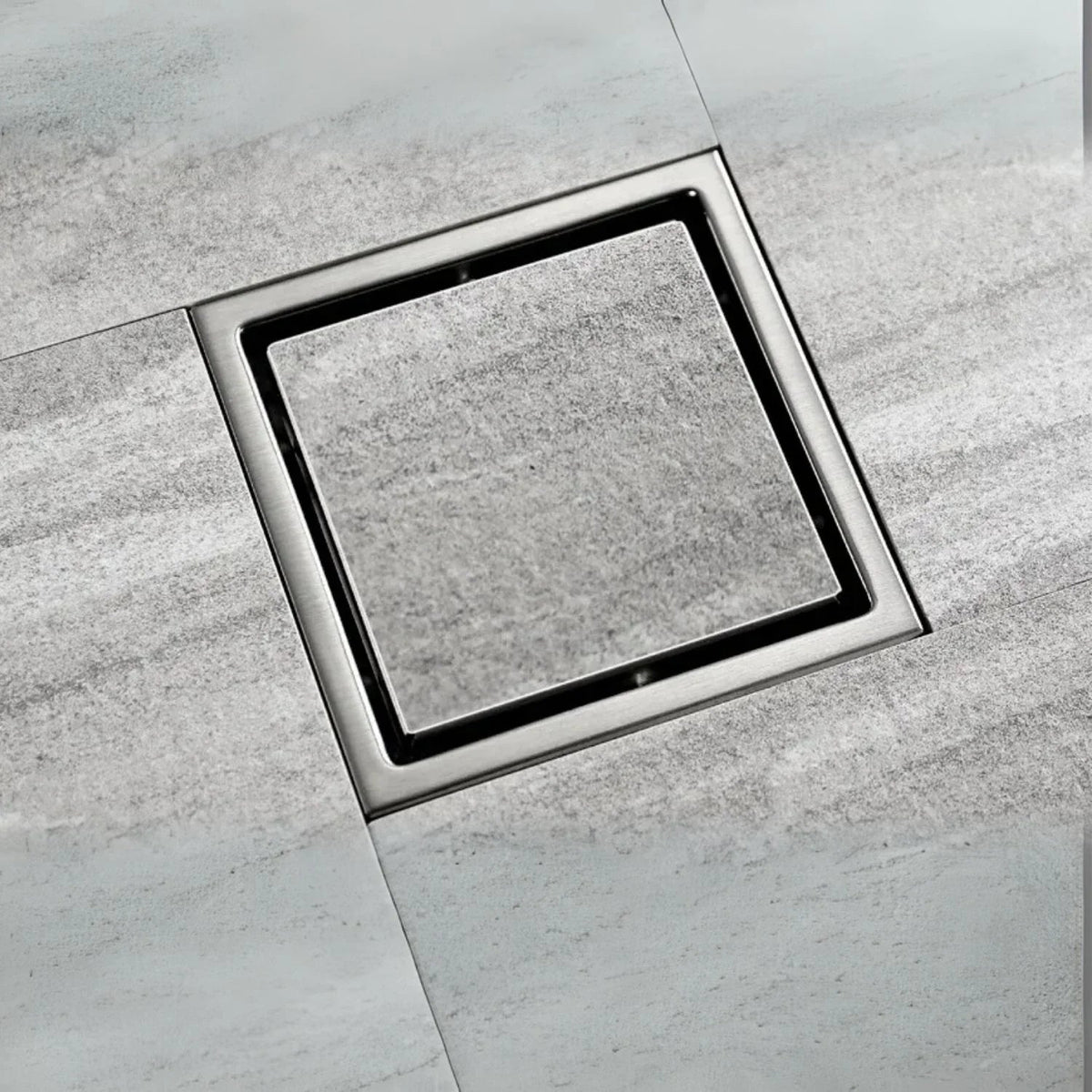 Rejilla Piso Cuadrada Invisible Acero Inoxidable Antiolores 10X10