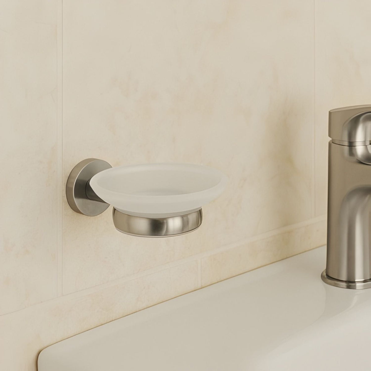 Juego De Accesorios Para Baño X 6 Sovrano Níquel Texturiza