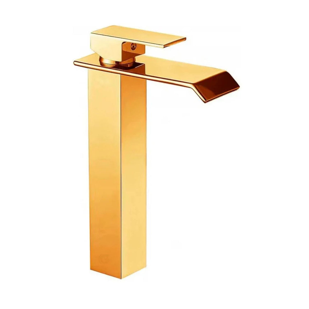 Kit Grifería Milán Oro 30 cm Y Desagüe Push Oro 7,8 cm