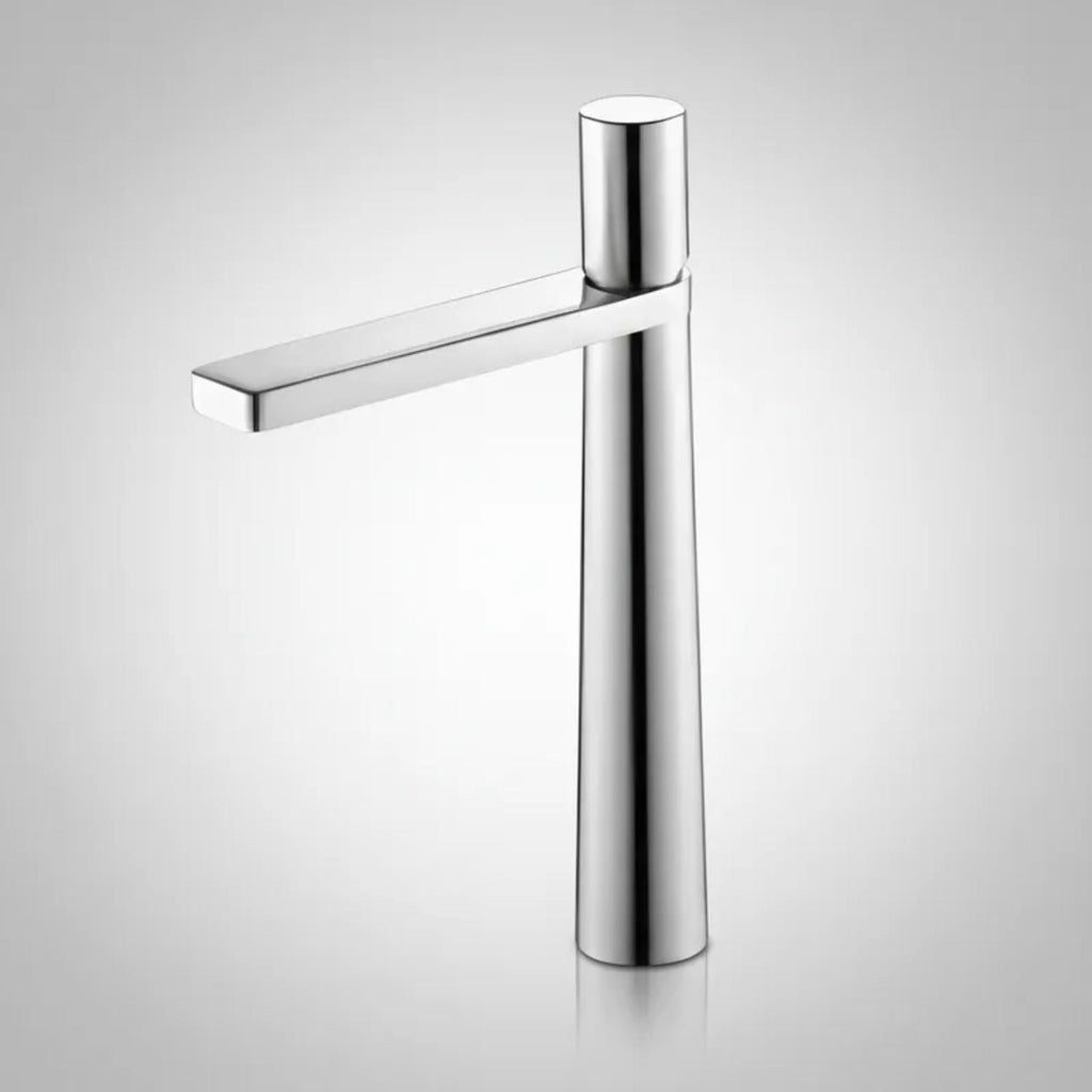 Lavamanos Monocontrol Alto Dritto Níquel Texturizado Diseño Moderno