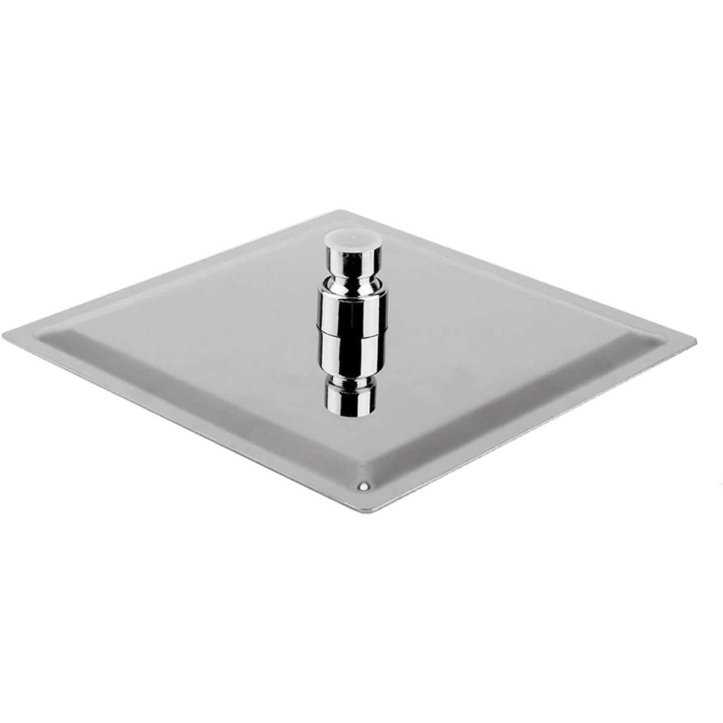 Regadera cromada cuadrada para ducha de 20 x 20 cm