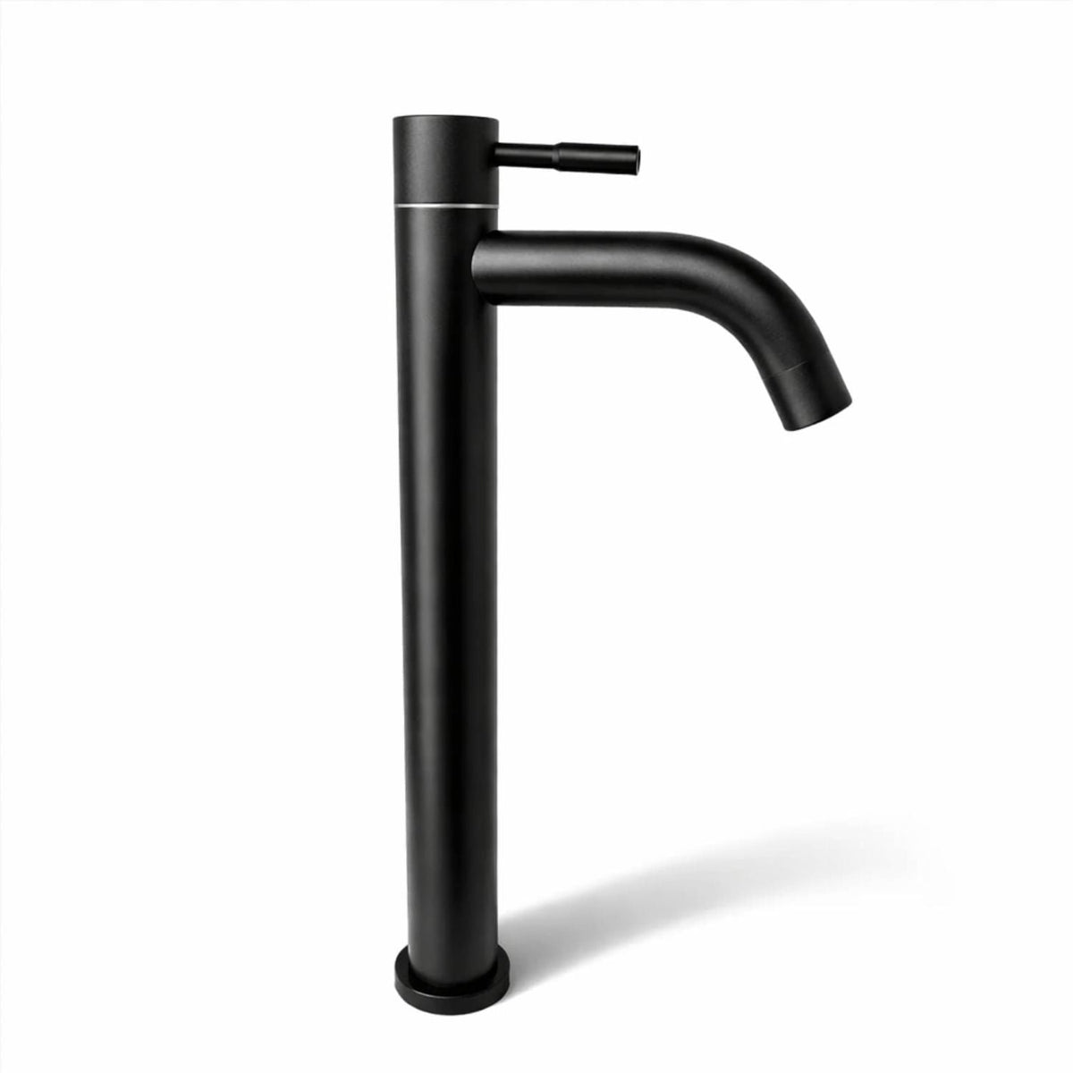 Llave Lavamanos Alta Negra 30 cm Tipo Bowl Monocontrol