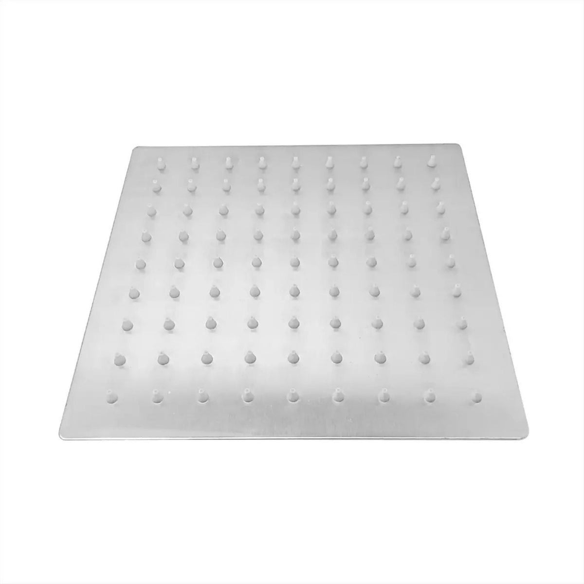 Regadera Cuadrada Satinada de 8 Pulgadas