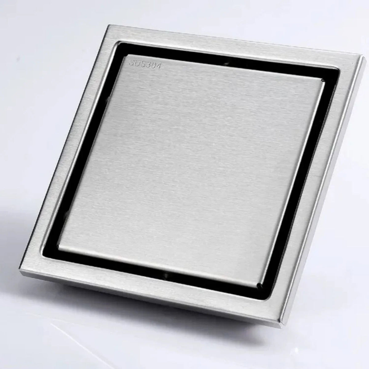 Rejilla Piso Cuadrada Invisible Acero Inoxidable Antiolores 10X10