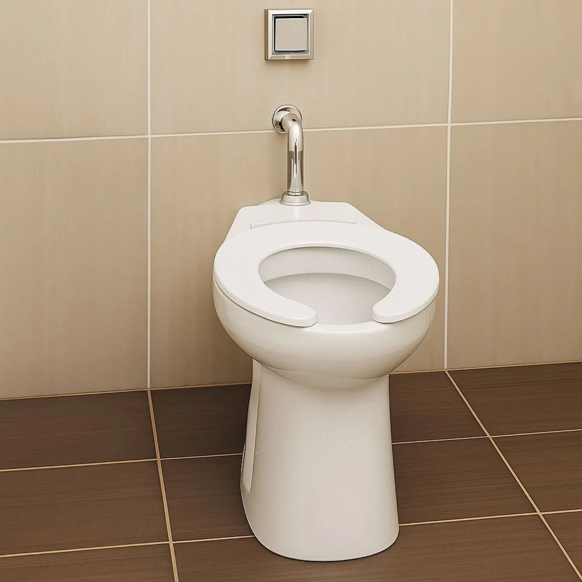 Tapa Asiento Herradura Sanitario Blanco Institucional