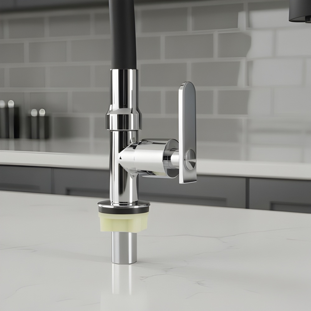 Grifo Mesa De Cocina Orientable Pamo, Sistema Cierre Rápido