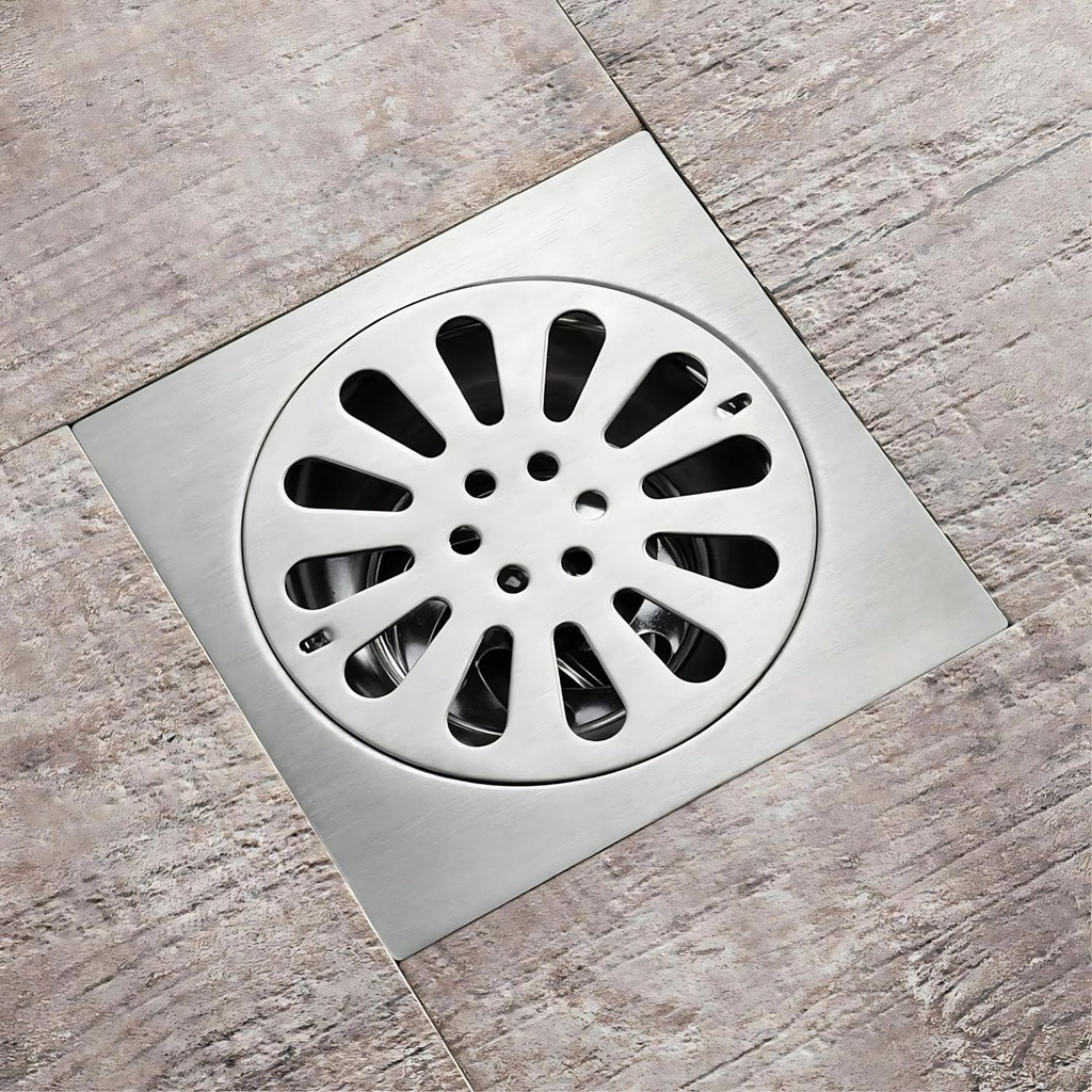 Rejilla Piso 10x10cm  Acero Inoxidable