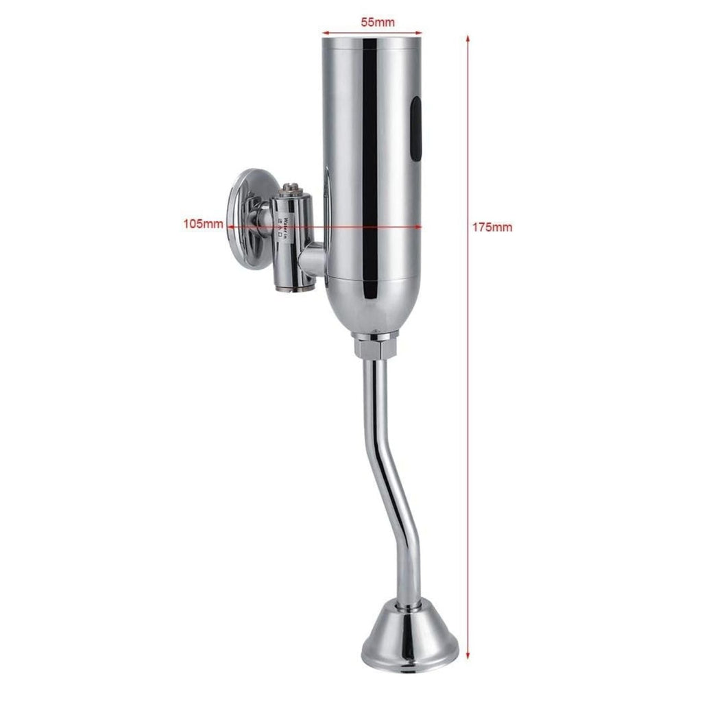 Valvula Descarga Automatica Orinal Sensor Infrarrojo Laton Cromado