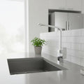 Grifería Monocontrol Vertical Düsseldorf Cromada para Lavaplatos con Alcance de 24 cm