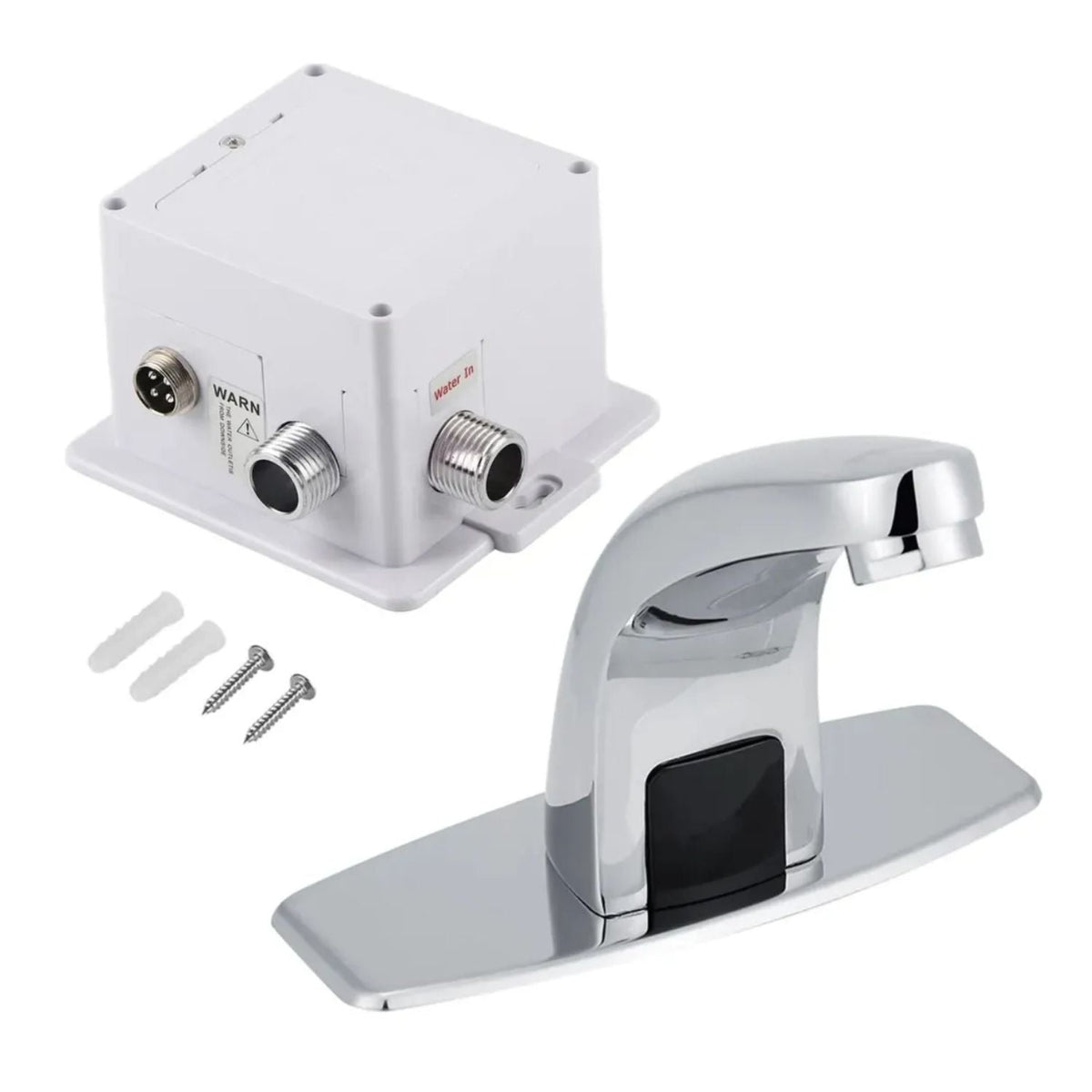 Grifería con Sensor Automático para Lavamanos Híbrida 110V | Sin Contacto, Ahorra Agua