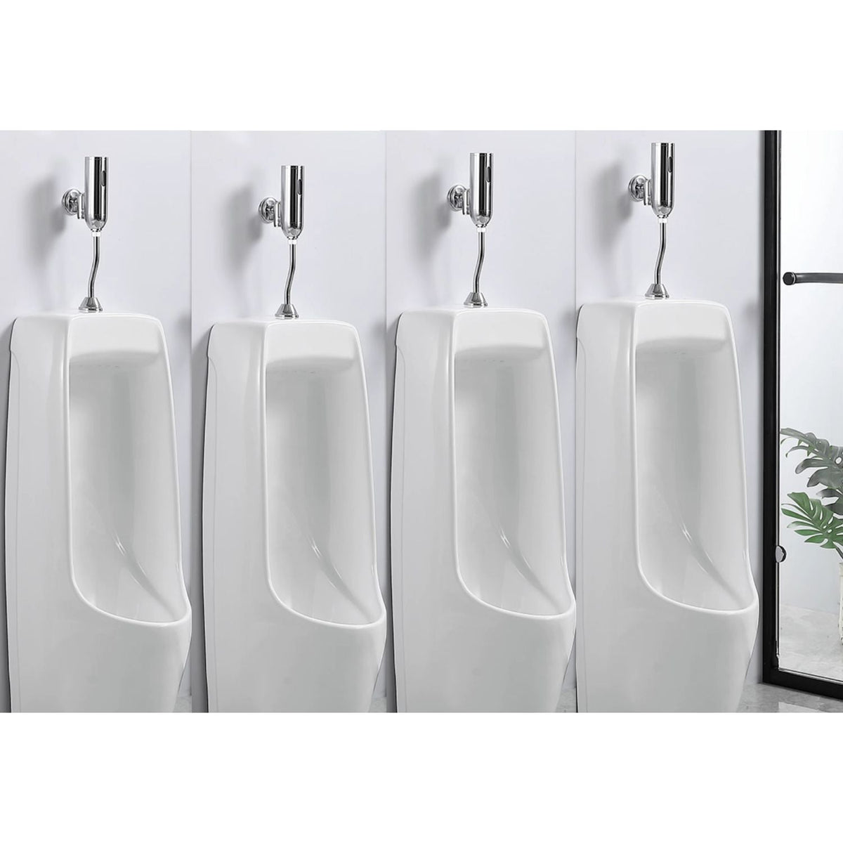 Valvula Descarga Automatica Orinal Sensor Infrarrojo Laton Cromado