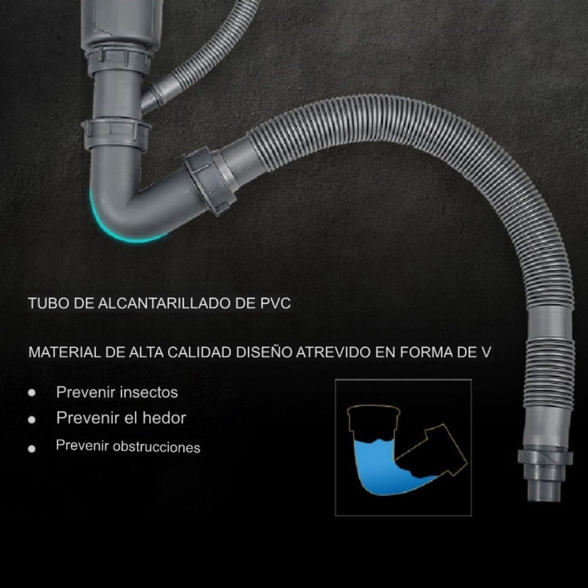 Lavaplatos Empotrar Acero Inoxidable Silver 60x45cm Alta Resistencia