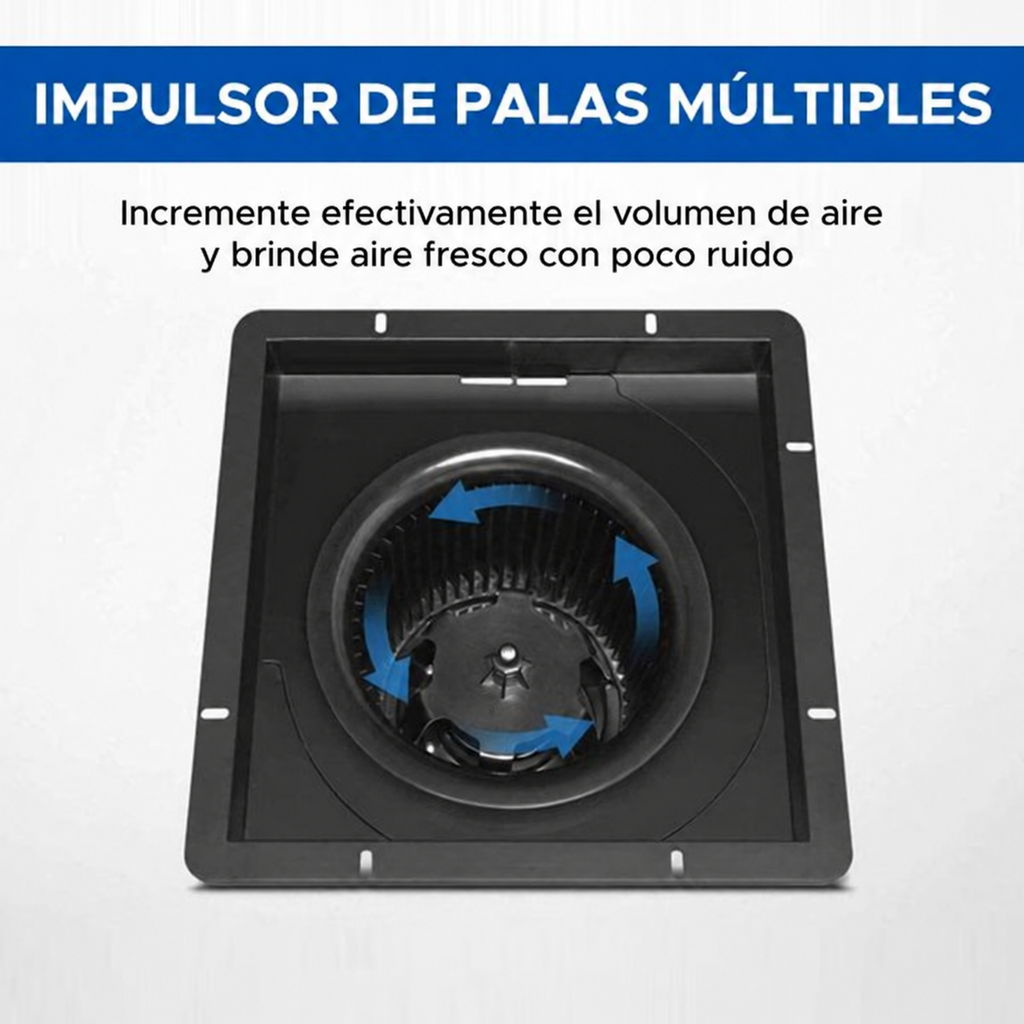 Impulsor de palas múltiples del extractor centrífugo DCF
