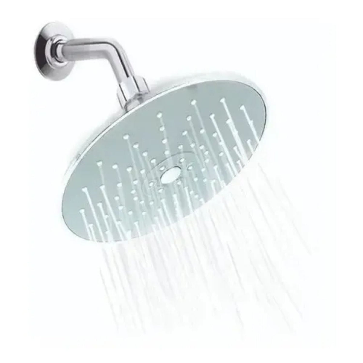 Set de Ducha Redondo Domenica de 16 cm con Brazo de 14 cm