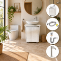 Combo Mueble De Baño RH Con Lavamanos En Mármol 41 X 41 Cm